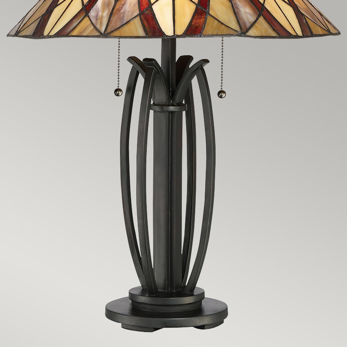 Elstead Lighting - QZ-VICTORY-TL - Quoizel Table Lamp from the Victory range. 2 Light Victory Table Lamp Product Code = QZ-VICTORY-TL