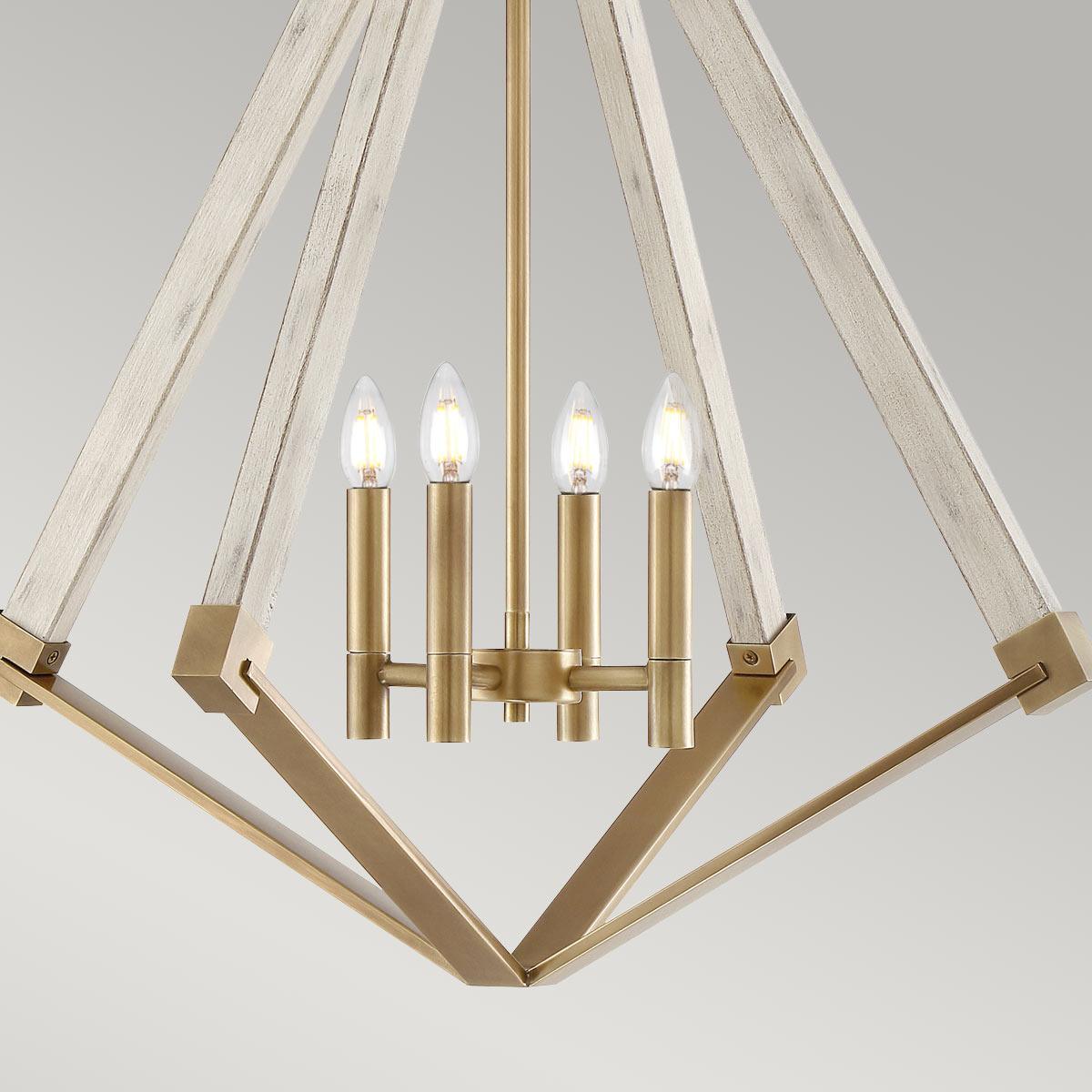 Elstead Lighting - QZ-VIEW-POINT-L - Quoizel Chandelier from the View Point range. View Point 4 Light Chandelier Product Code = QZ-VIEW-POINT-L