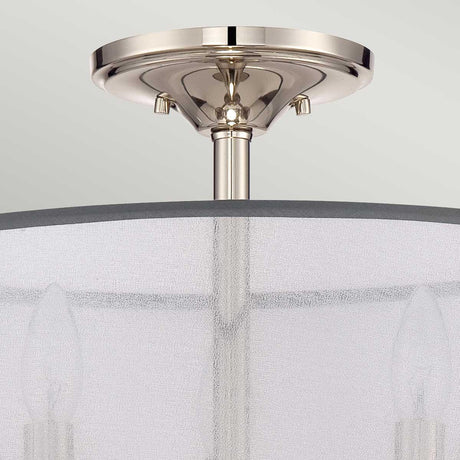 Elstead Lighting - QZ-WHITNEY-SF - Quoizel Ceiling Semi-Flush from the Whitney range. Whitney 3 Light Semi-Flush/Pendant Product Code = QZ-WHITNEY-SF