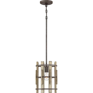 Elstead Lighting - QZ-WOOD-HOLLOW-MP - Pendant