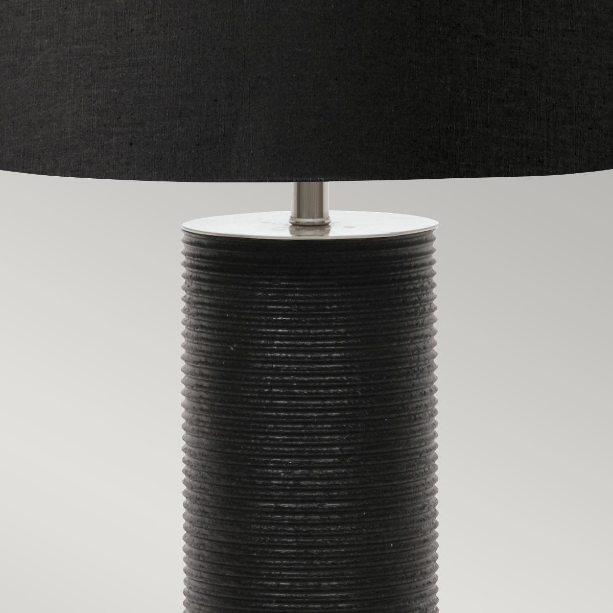 Elstead Lighting - RIPPLE-TL-BLK - Elstead Lighting Table Lamp from the Ripple range. Ripple 1 Light Table Lamp - Black Product Code = RIPPLE-TL-BLK