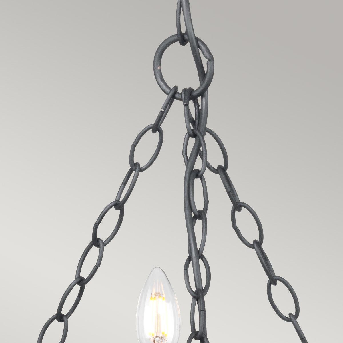 Elstead Lighting - SAX5-BLK - Elstead Lighting Chandelier from the Saxon range. Saxon 5 Light Chandelier Product Code = SAX5-BLK