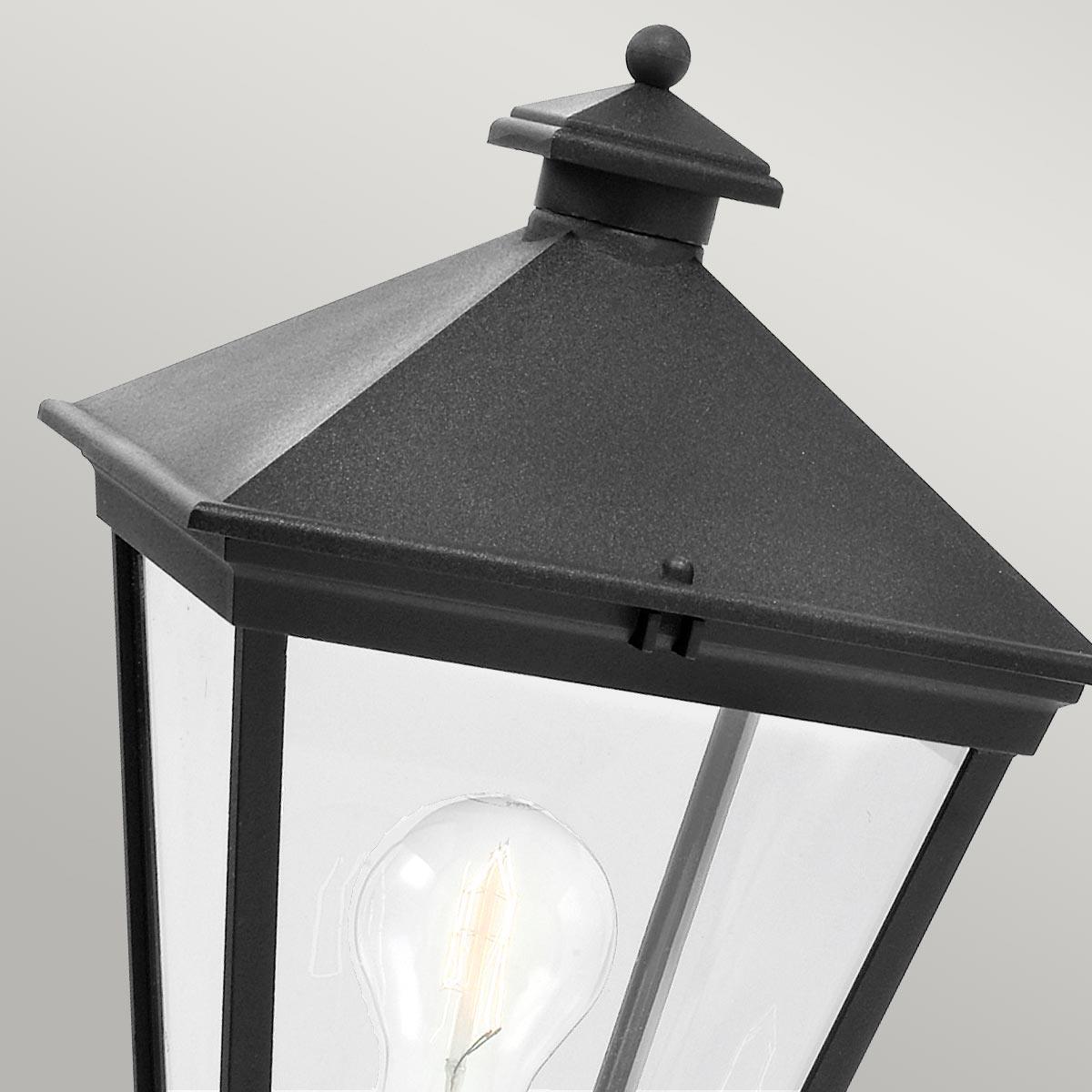 Elstead Lighting - T3-BLACK - Pedestal Lantern