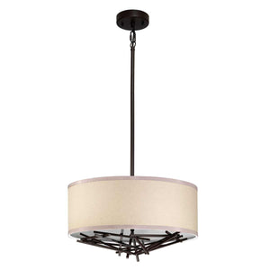 Elstead Lighting - TAIKO-3P - Elstead Lighting Pendant from the Taiko range. Taiko 3 Light Pendant Product Code = TAIKO-3P