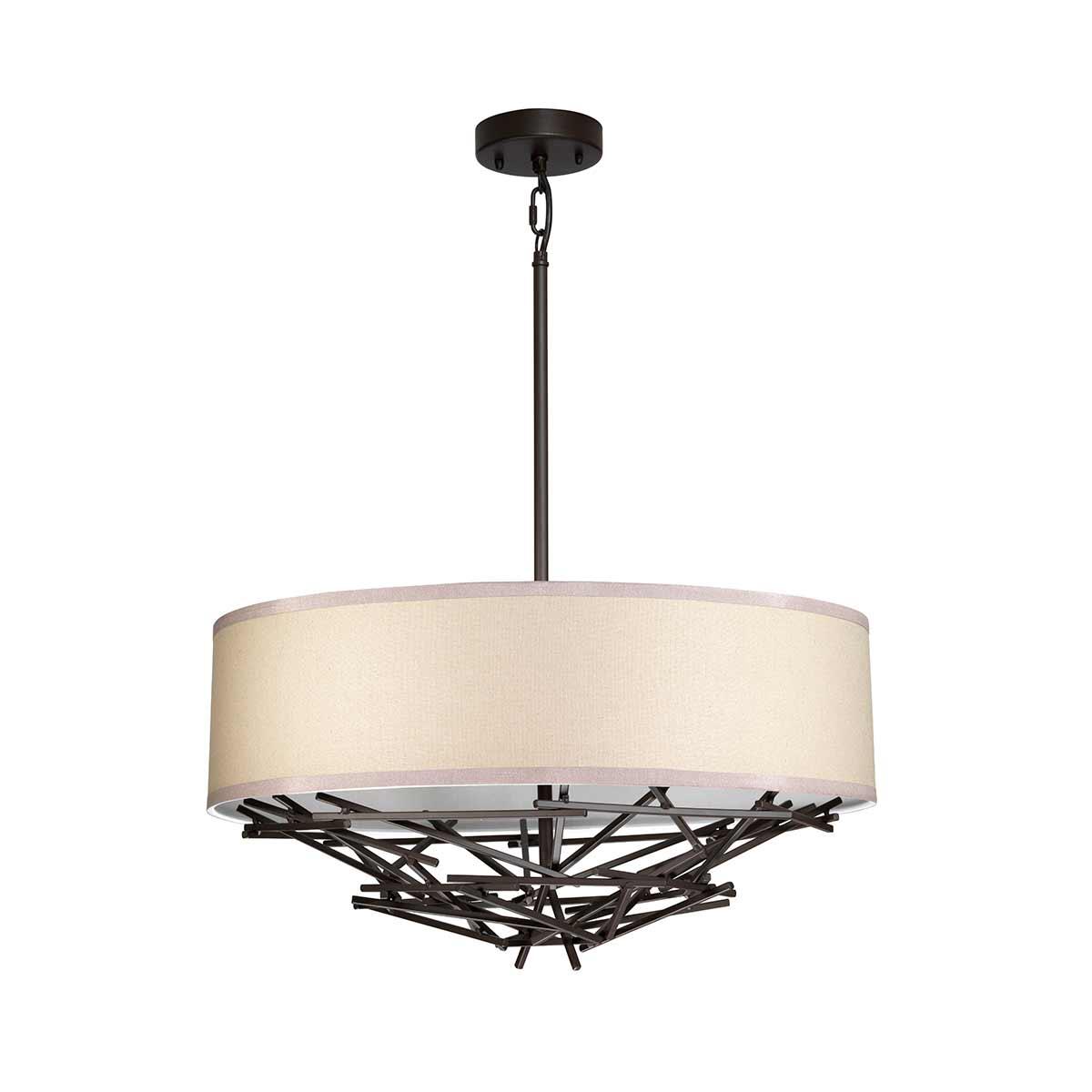 Elstead Lighting - TAIKO-4P - Elstead Lighting Pendant from the Taiko range. Taiko 4 Light Pendant Product Code = TAIKO-4P