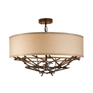 Elstead Lighting - TAIKO-4P - Elstead Lighting Pendant from the Taiko range. Taiko 4 Light Pendant Product Code = TAIKO-4P