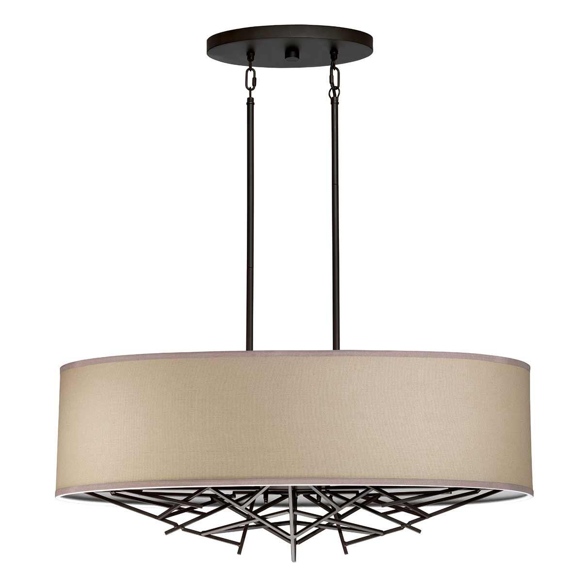 Elstead Lighting - TAIKO5-ISLE - Elstead Lighting Pendant from the Taiko range. Taiko 5 Light Island Pendant Product Code = TAIKO5-ISLE