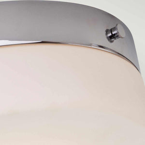 Elstead Lighting - TAMAR-F-L-PC - Elstead Lighting Ceiling Flush from the Tamar range. Tamar 1 Light Large Flush Product Code = TAMAR-F-L-PC