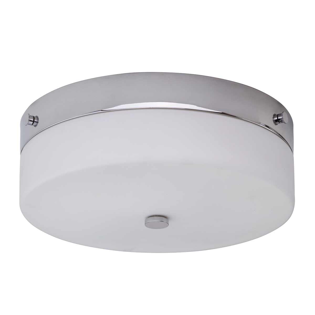 Elstead Lighting - TAMAR-F-L-PC - Elstead Lighting Ceiling Flush from the Tamar range. Tamar 1 Light Large Flush Product Code = TAMAR-F-L-PC