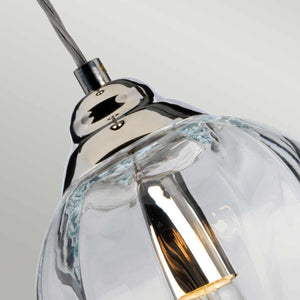 Elstead Lighting - TIBER-P-CLEAR - Elstead Lighting Pendant from the Tiber range. Tiber 1 Light Pendant Product Code = TIBER-P-CLEAR