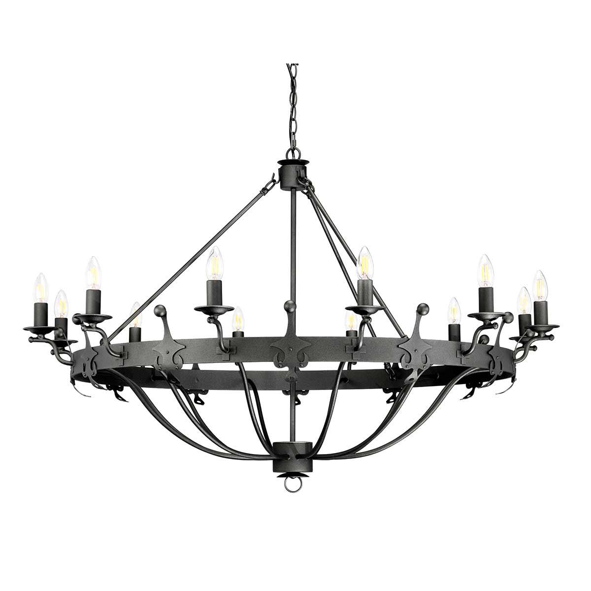 Elstead Lighting - WINDSOR12-GR - Elstead Lighting Chandelier from the Windsor range. Windsor 12 Light Chandelier Product Code = WINDSOR12-GR