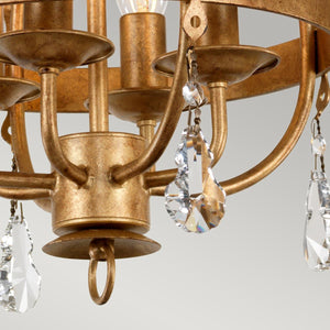 Elstead Lighting - WINDSOR4-GOLD - Elstead Lighting Pendant from the Windsor range. Windsor 4 Light Pendant Product Code = WINDSOR4-GOLD