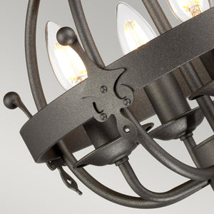 Elstead Lighting - WINDSOR4-GR - Elstead Lighting Chandelier from the Windsor range. Windsor 4 Light Pendant Product Code = WINDSOR4-GR