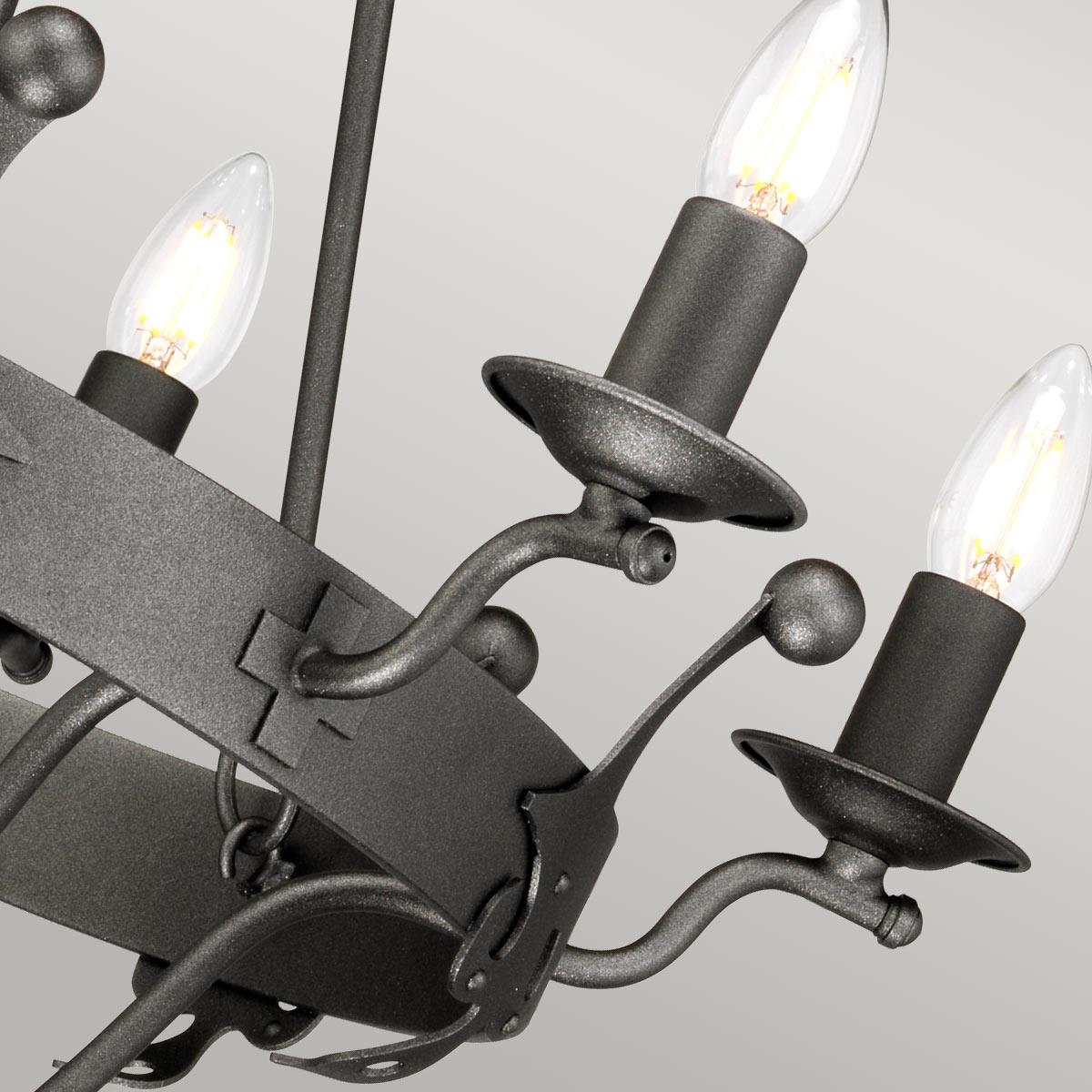 Elstead Lighting - WINDSOR6-GR - Elstead Lighting Chandelier from the Windsor range. Windsor 6 Light Chandelier Product Code = WINDSOR6-GR