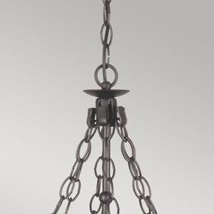 Elstead Lighting - WR6-GRAPHITE - Elstead Lighting Chandelier from the Warwick range. Warwick 6 Light Chandelier Product Code = WR6-GRAPHITE