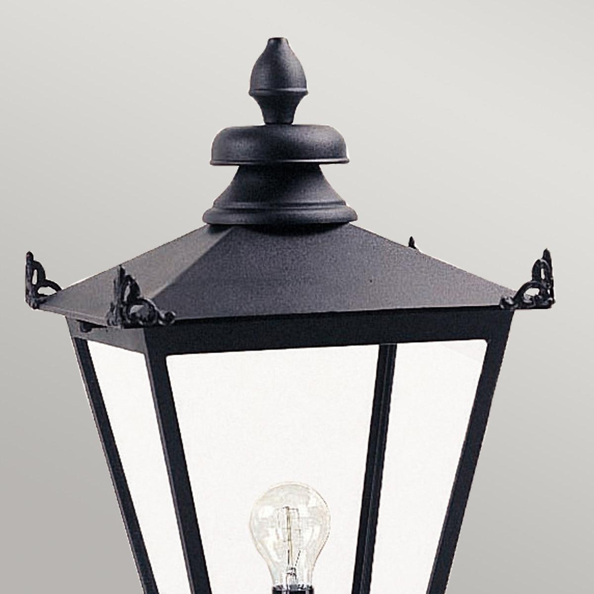 Elstead Lighting - WSLL1-BLACK - Elstead Lighting Lamp Post from the Wilmslow range. Wilmslow 1 Light Lantern (Head Only) Product Code = WSLL1-BLACK