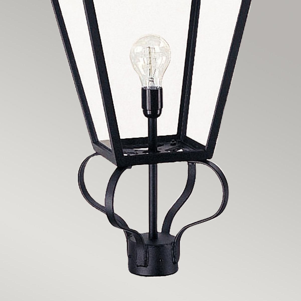 Elstead Lighting - WSLL1-BLACK - Elstead Lighting Lamp Post from the Wilmslow range. Wilmslow 1 Light Lantern (Head Only) Product Code = WSLL1-BLACK