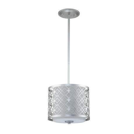 Elstead Lighting - ZIGGY-1P-S-LS - Elstead Lighting Pendant from the Ziggy range. Ziggy 1lt Small Pendant - Lacquered Silver Product Code = ZIGGY-1P-S-LS