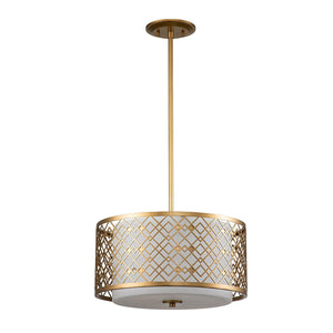 Elstead Lighting - ZIGGY-2P-M-LG - Elstead Lighting Pendant from the Ziggy range. Ziggy 2lt Medium Pendant - Lacquered Gold Product Code = ZIGGY-2P-M-LG