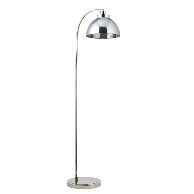 Endon Lighting - 100045 - Endon Lighting 100045 Caspa Indoor Floor Lamps Bright nickel plate & mirrored glass Non-dimmable