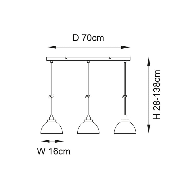 Endon Lighting - 100047 - Endon Lighting 100047 Caspa Indoor Pendant Light Bright nickel plate & mirrored glass Dimmable