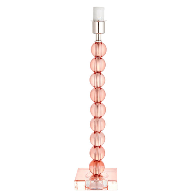 Endon Lighting - 100359 - Endon Lighting 100359 Adelie & Cici Indoor Table Lamps Blush crystal glass & grey fabric Non-dimmable