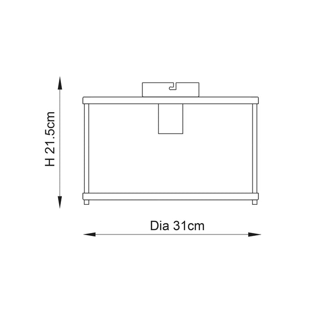 Endon Lighting - 101540 - Flush Light