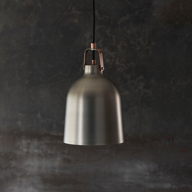 Endon Lighting - 102544 - Endon Lighting 102544 Lazenby Indoor Pendant Light Aged pewter & aged copper plate Dimmable