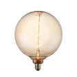 Endon Lighting - 102620 - Endon Lighting 102620 Spiral Un-Zoned Accessories Amber glass Non-dimmable