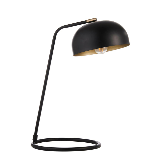 Endon Lighting - 106336 - Endon Lighting 106336 Brair New Indoor Table Lamps Matt black & antique brass paint Non-dimmable