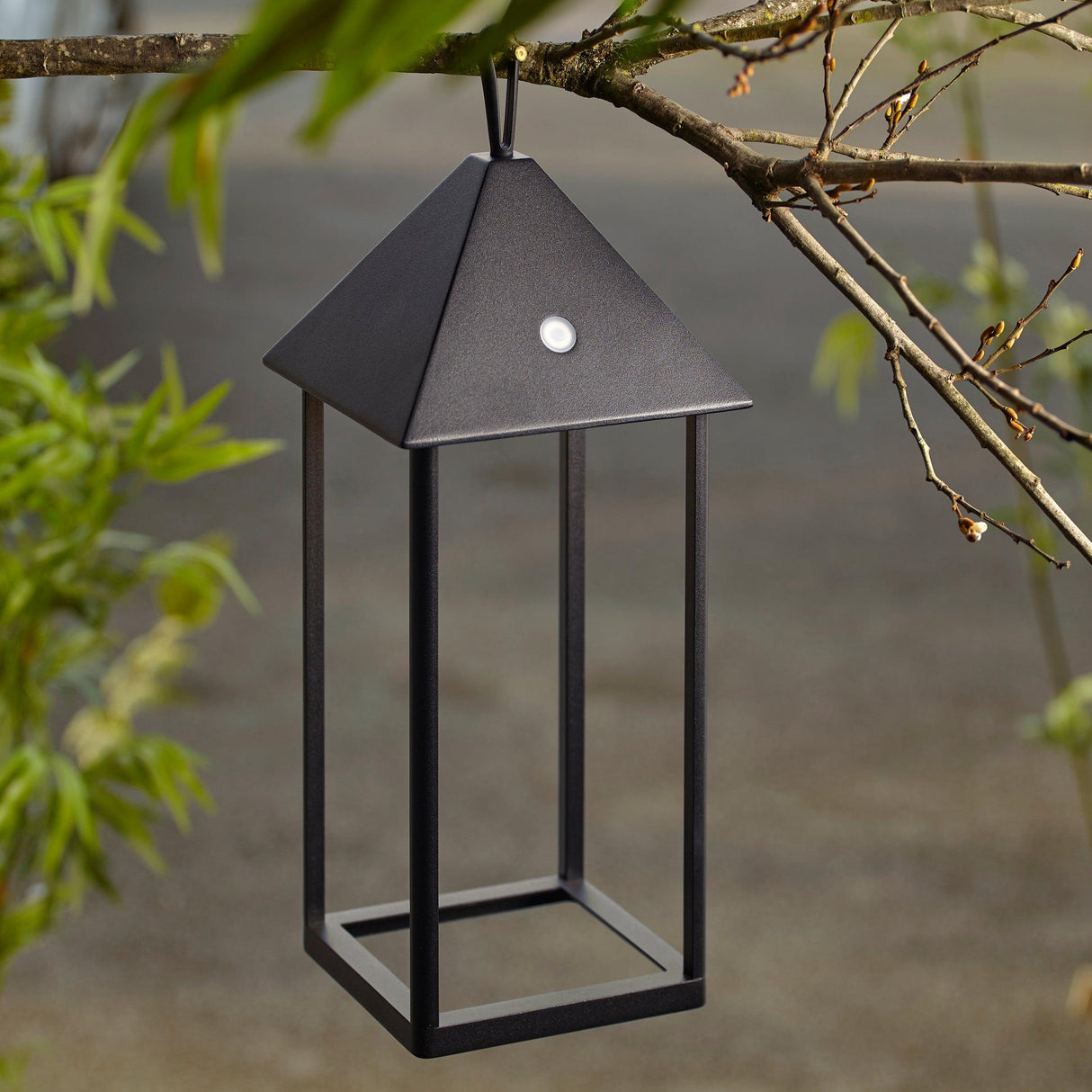 Endon Lighting - 106790 - Endon Lighting 106790 Hoot Outdoor Table Lamps Matt black Step dimmable