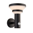 Endon Lighting - 106802 - Endon Lighting 106802 Halton Outdoor Wall Light Matt black & white pc Step dimmable