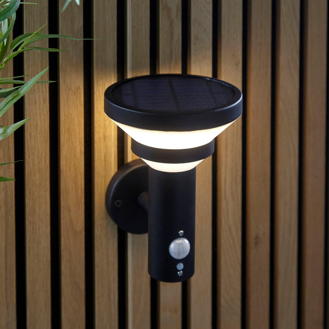 Endon Lighting - 106802 - Endon Lighting 106802 Halton Outdoor Wall Light Matt black & white pc Step dimmable