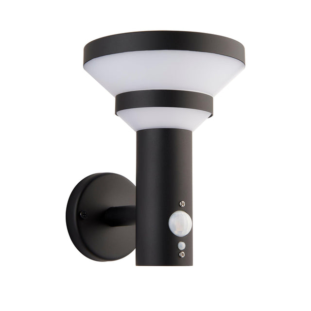 Endon Lighting - 106802 - Endon Lighting 106802 Halton Outdoor Wall Light Matt black & white pc Step dimmable