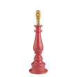 Endon Lighting - 109964 - Endon Lighting 109964 Myrtle 1lt Table Indoor light fitting Pink clay & warm brass plate