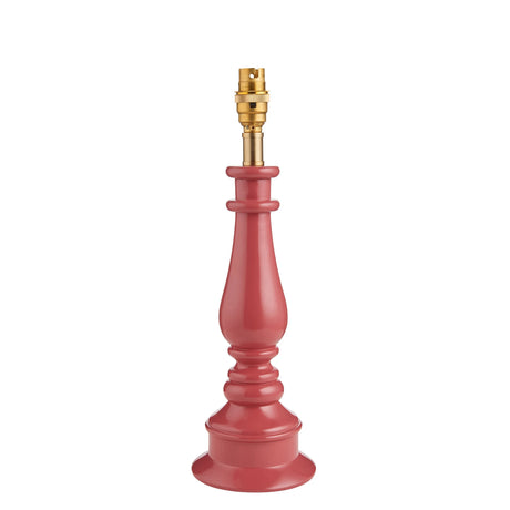 Endon Lighting - 109964 - Endon Lighting 109964 Myrtle 1lt Table Indoor light fitting Pink clay & warm brass plate