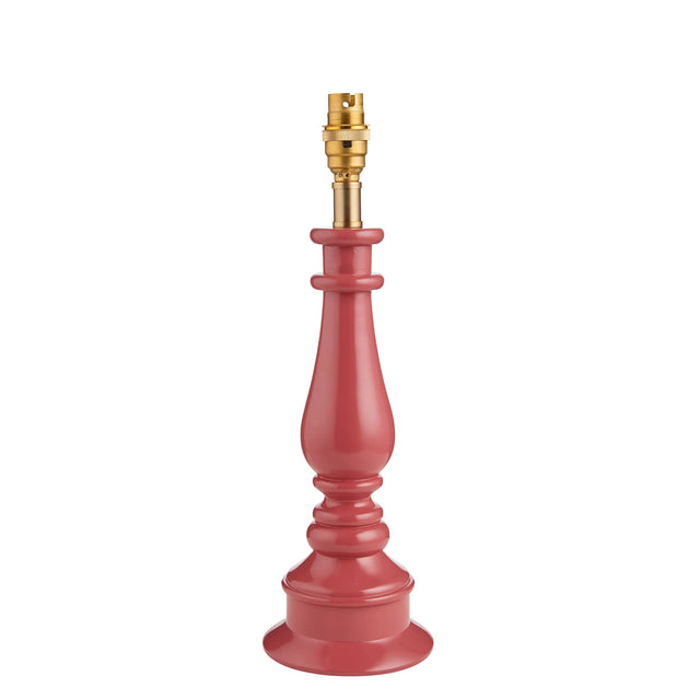 Endon Lighting - 109964 - Endon Lighting 109964 Myrtle 1lt Table Indoor light fitting Pink clay & warm brass plate