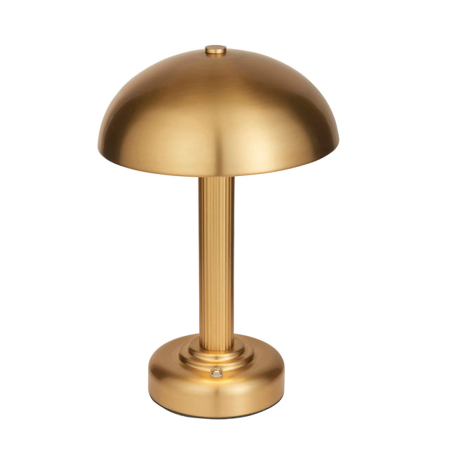 Endon Lighting - 110455 - Endon Lighting 110455 Bridport Rechargeable 1lt Table Indoor light fitting Warm brass plate