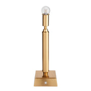 Endon Lighting - 110457 - Endon Lighting 110457 Trobridge Rechargeable 1lt Table Indoor light fitting Brushed aged brass plate