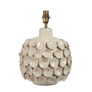 Endon Lighting - 111253 - Endon Lighting 111253 Borello 1lt Table Indoor light fitting Ivory crackle glaze & brushed aged brass plate