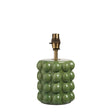 Endon Lighting - 111257 - Endon Lighting 111257 Bobble 1lt Table Indoor light fitting Olive green glaze & brushed aged brass plate