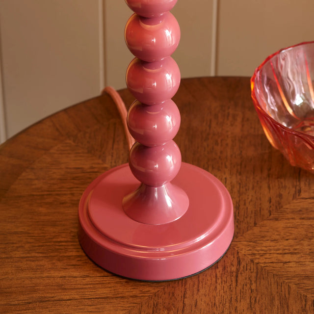 Endon Lighting - 111282 - Endon Lighting 111282 Higgledy 1lt Table Indoor light fitting Gloss pink clay paint