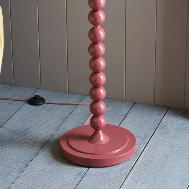 Endon Lighting - 111283 - Endon Lighting 111283 Higgledy 1lt Floor Indoor light fitting Gloss pink clay paint