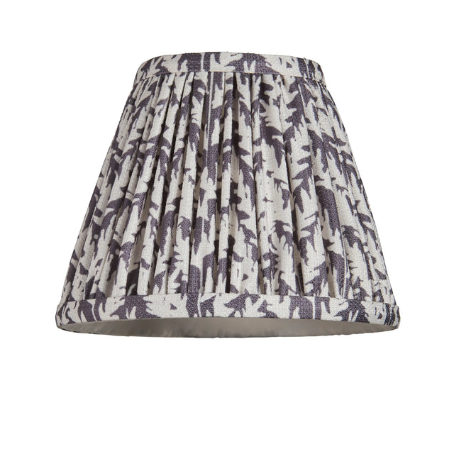 Endon Lighting - 111294 - Endon Lighting 111294 Leaf 1lt Shade Indoor light fitting Pearl grey fabric