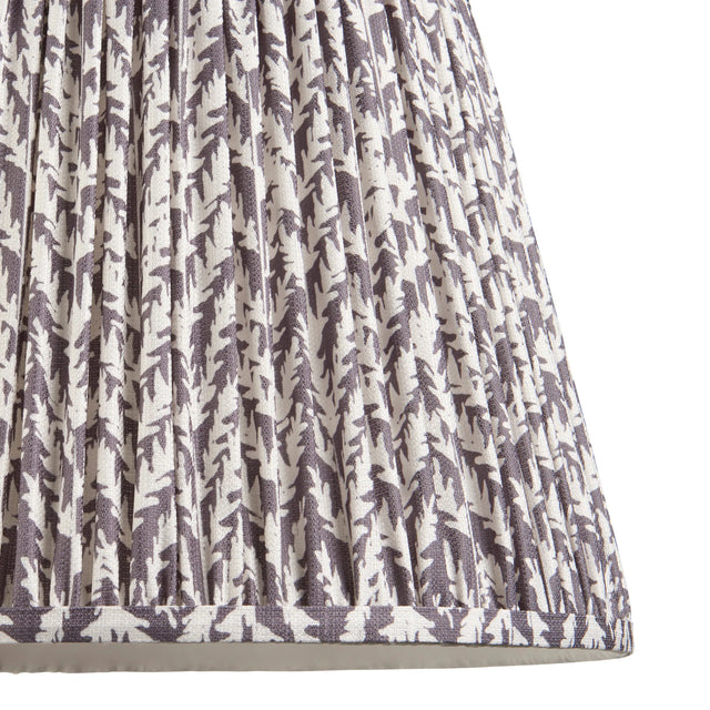 Endon Lighting - 111299 - Endon Lighting 111299 Leaf 1lt Shade Indoor light fitting Pearl grey fabric