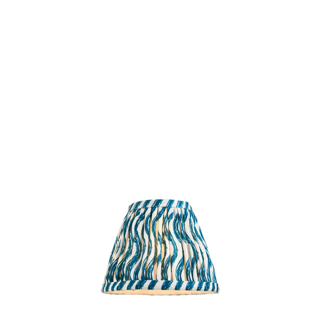 Endon Lighting - 111300 - Endon Lighting 111300 Ripple 1lt Shade Indoor light fitting Marlin blue fabric