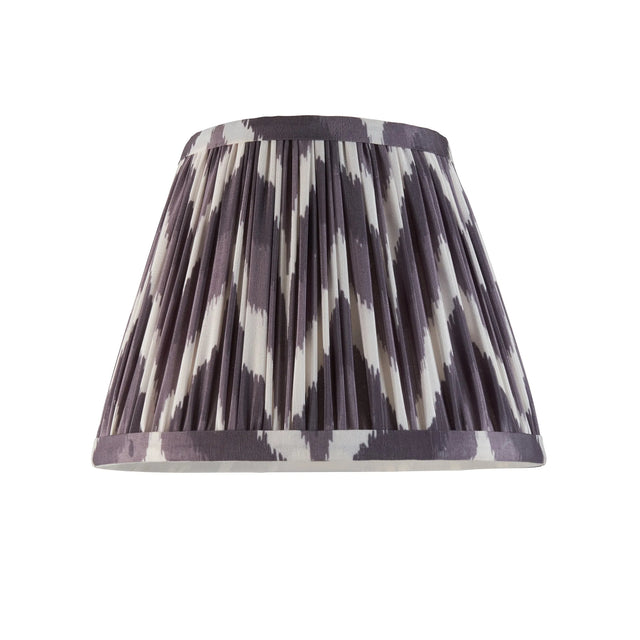 Endon Lighting - 111323 - Endon Lighting 111323 Zigzag 1lt Shade Indoor light fitting Pearl grey fabric