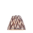 Endon Lighting - 111324 - Endon Lighting 111324 Zigzag 1lt Shade Indoor light fitting Pearl grey fabric