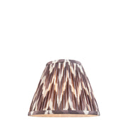 Endon Lighting - 111324 - Endon Lighting 111324 Zigzag 1lt Shade Indoor light fitting Pearl grey fabric