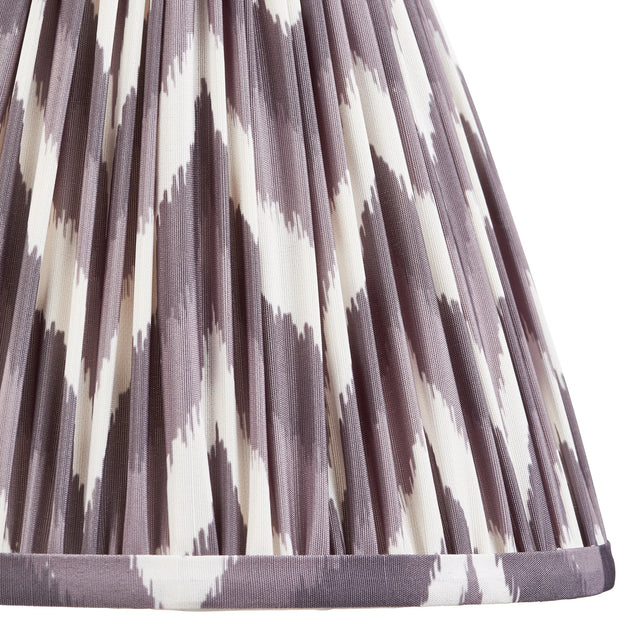 Endon Lighting - 111324 - Endon Lighting 111324 Zigzag 1lt Shade Indoor light fitting Pearl grey fabric